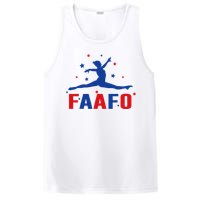 Faafo Gymnastic Girl Patriotic American Gymnast Flag PosiCharge Competitor Tank