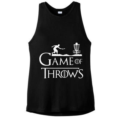 Frisbee Golf Game of Throws Disc Golf Ladies PosiCharge Tri-Blend Wicking Tank
