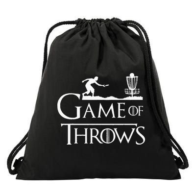 Frisbee Golf Game of Throws Disc Golf Drawstring Bag