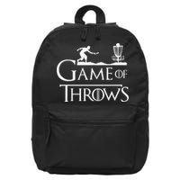 Frisbee Golf Game of Throws Disc Golf 16 in Basic Backpack