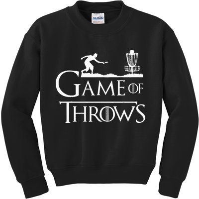 Frisbee Golf Game of Throws Disc Golf Kids Sweatshirt