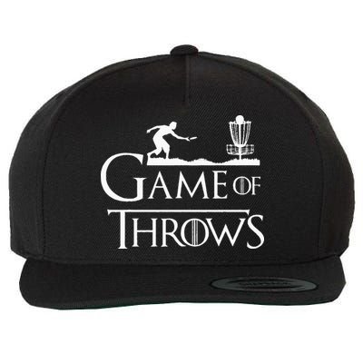 Frisbee Golf Game of Throws Disc Golf Wool Snapback Cap