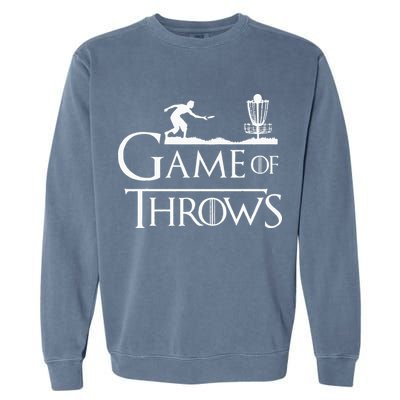Frisbee Golf Game of Throws Disc Golf Garment-Dyed Sweatshirt