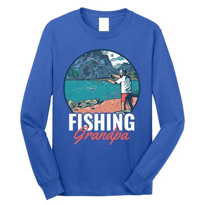 Fishing Grandpa Gift Long Sleeve Shirt