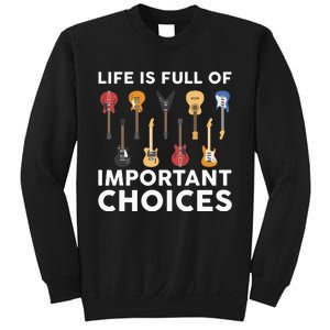 Funny Guitarist Guitar Player Music Lover Gift For Men Women Sweatshirt