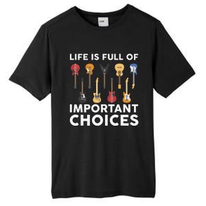 Funny Guitarist Guitar Player Music Lover Gift For Men Women Tall Fusion ChromaSoft Performance T-Shirt