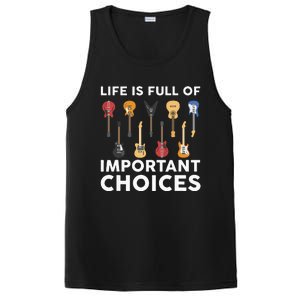 Funny Guitarist Guitar Player Music Lover Gift For Men Women PosiCharge Competitor Tank