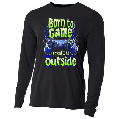 Funny Gaming Graphic Teens Video Gamer Cooling Performance Long Sleeve Crew