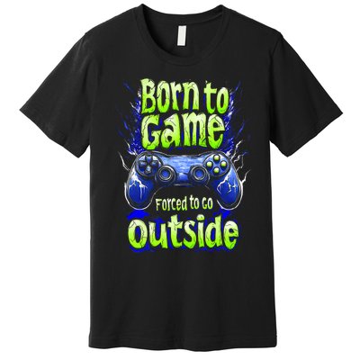 Funny Gaming Graphic Teens Video Gamer Premium T-Shirt