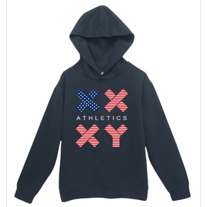 Funny Gender Genetic American Flag Xx Xy Athletics Urban Pullover Hoodie