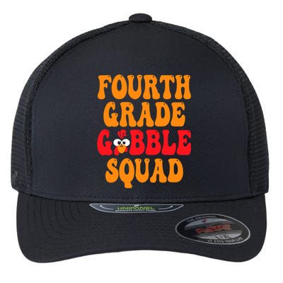 Fourth Grade Gobble Squad Thanksgiving 4th Grade Teachers Flexfit Unipanel Trucker Cap