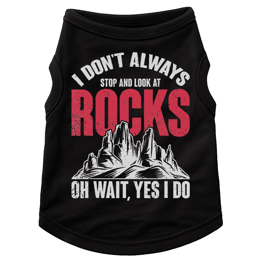 Funny Geologist Gift Professor Rock Collector Geology Doggie Tank