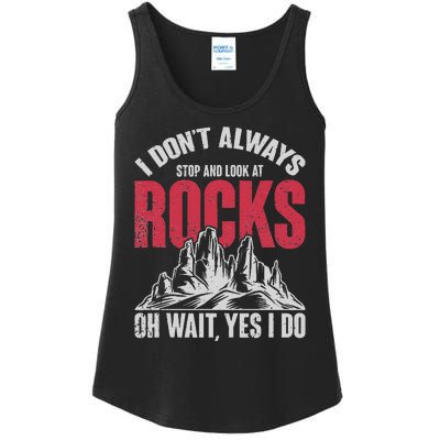 Funny Geologist Gift Professor Rock Collector Geology Ladies Essential Tank