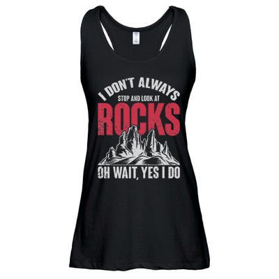 Funny Geologist Gift Professor Rock Collector Geology Ladies Essential Flowy Tank