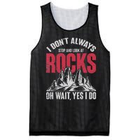 Funny Geologist Gift Professor Rock Collector Geology Mesh Reversible Basketball Jersey Tank