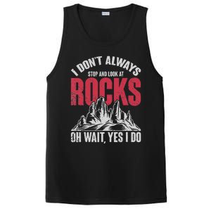 Funny Geologist Gift Professor Rock Collector Geology PosiCharge Competitor Tank