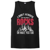 Funny Geologist Gift Professor Rock Collector Geology PosiCharge Competitor Tank