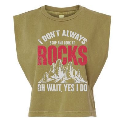 Funny Geologist Gift Professor Rock Collector Geology Garment-Dyed Women's Muscle Tee