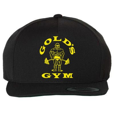 Funny GoldS Gym Logo Gift Wool Snapback Cap