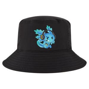 Funny Gamesolotl Gamer Axolotl Gamer Playing Video Games Gift Cool Comfort Performance Bucket Hat