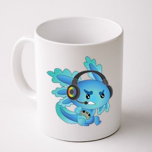 Funny Gamesolotl Gamer Axolotl Gamer Playing Video Games Gift Coffee Mug