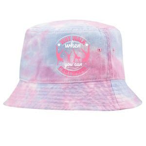 Funny Gymnastics Gymnast Parkour Girls Wo Cool Cartwheel Tie-Dyed Bucket Hat