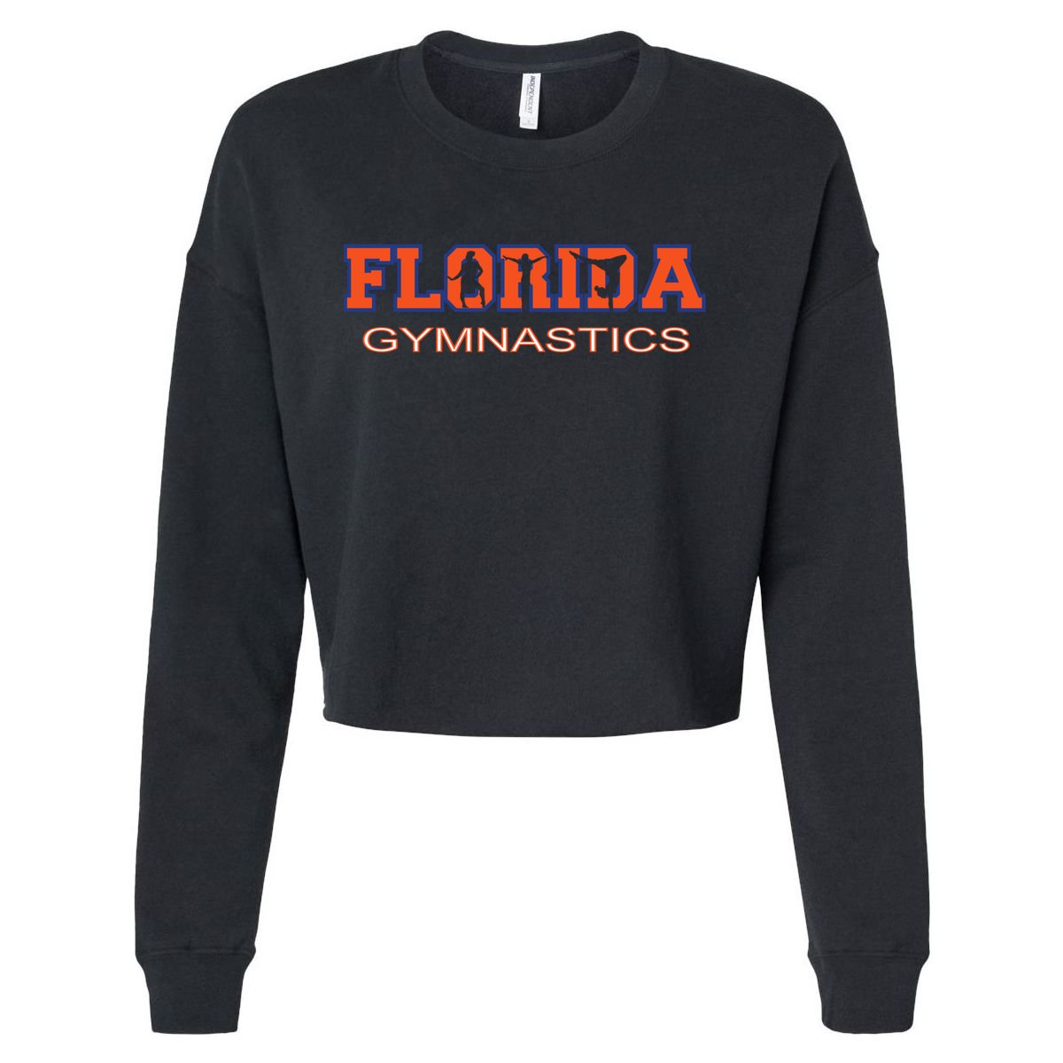 Florida Gymnastics Girl Tumbling Gear Gymnast Aerobic Dance Cropped Pullover Crew