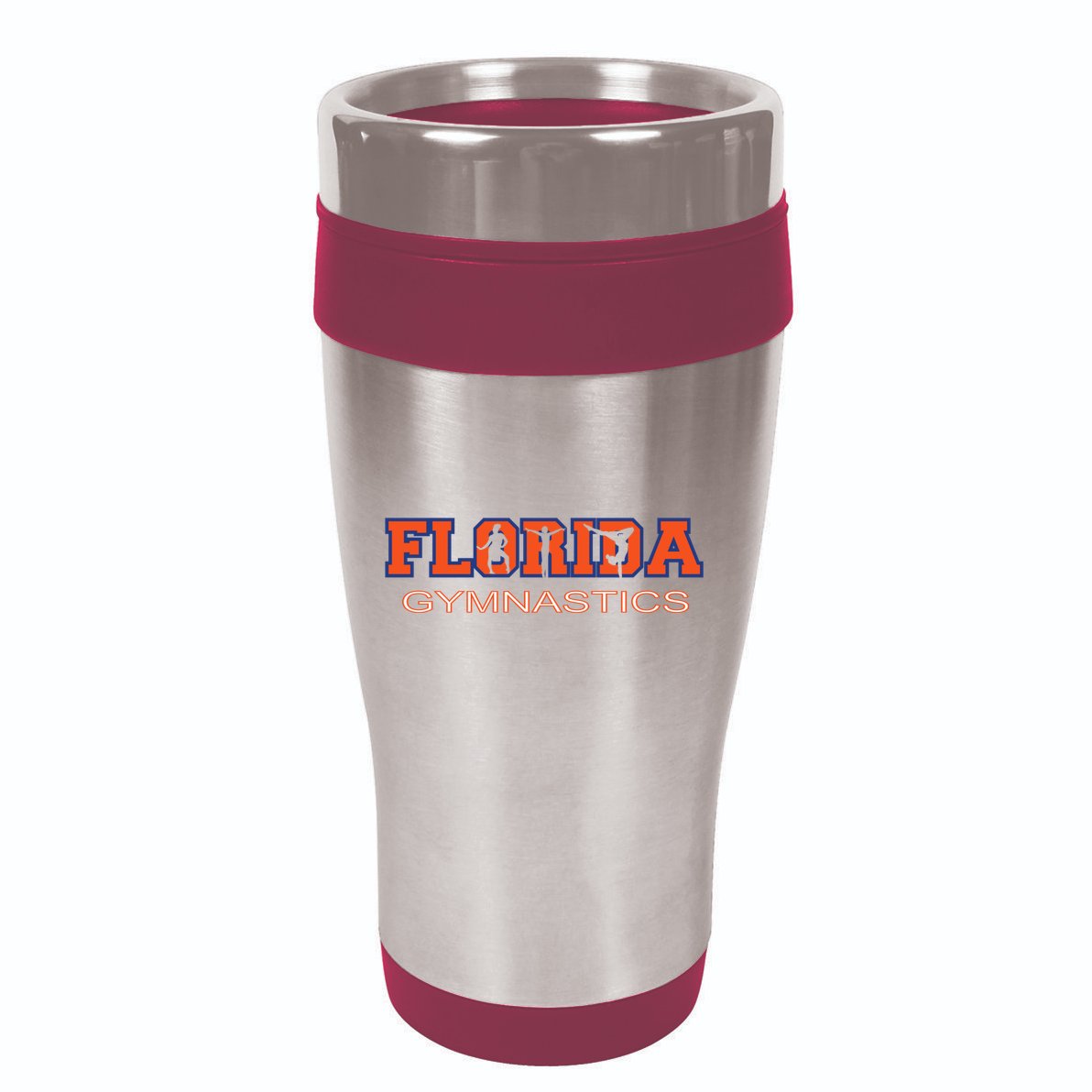Florida Gymnastics Girl Tumbling Gear Gymnast Aerobic Dance 16oz Travel Tumbler