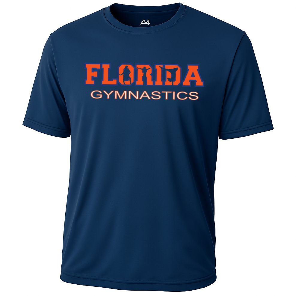 Florida Gymnastics Girl Tumbling Gear Gymnast Aerobic Dance Performance Shirt