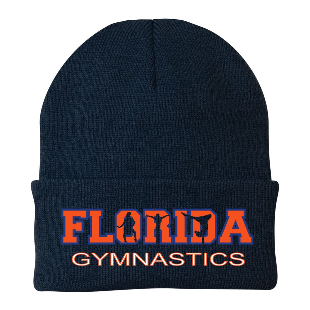 Florida Gymnastics Girl Tumbling Gear Gymnast Aerobic Dance Beanie