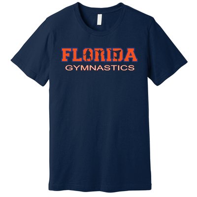 Florida Gymnastics Girl Tumbling Gear Gymnast Aerobic Dance Premium T-Shirt