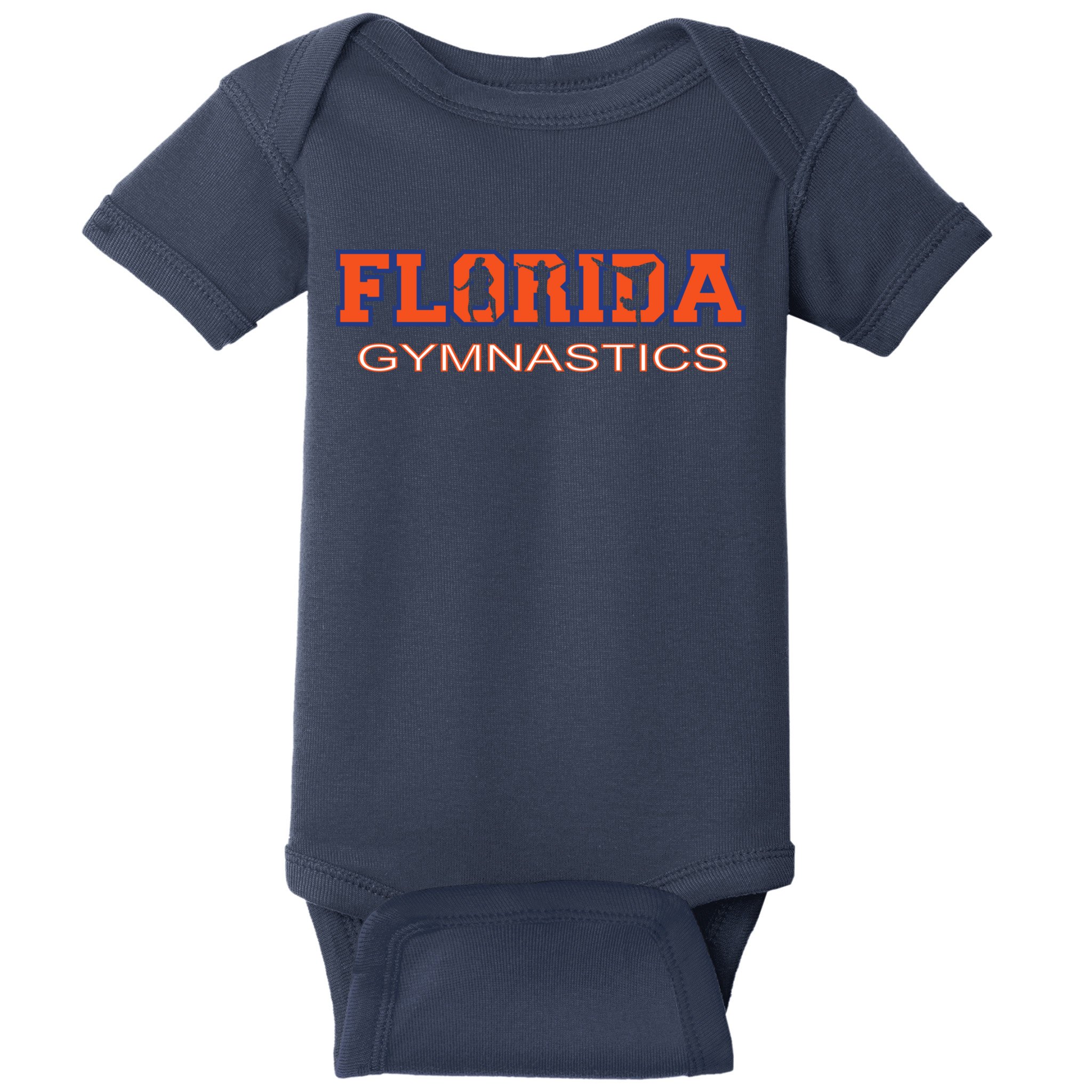 Florida Gymnastics Girl Tumbling Gear Gymnast Aerobic Dance Baby Bodysuit
