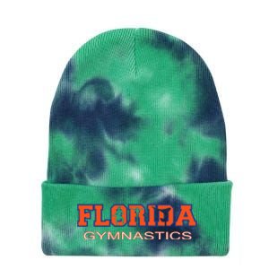 Florida Gymnastics Girl Tumbling Gear Gymnast Aerobic Dance Tie Dye 12in Knit Beanie