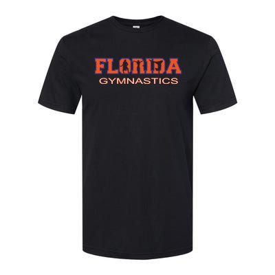 Florida Gymnastics Girl Tumbling Gear Gymnast Aerobic Dance Softstyle® CVC T-Shirt