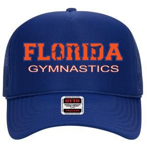 Florida Gymnastics Girl Tumbling Gear Gymnast Aerobic Dance High Crown Mesh Back Trucker Hat