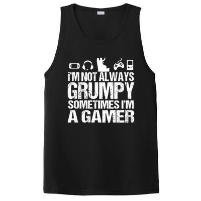 Funny Gaming Grandpa Funny Retired Papa Meaningful Gift PosiCharge Competitor Tank