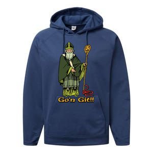 Funny Gon Git St Patrick Performance Fleece Hoodie