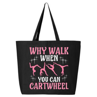 Funny Gymnastics Gymnast Gift For Girls Wo Cool Cartwheel 25L Jumbo Tote