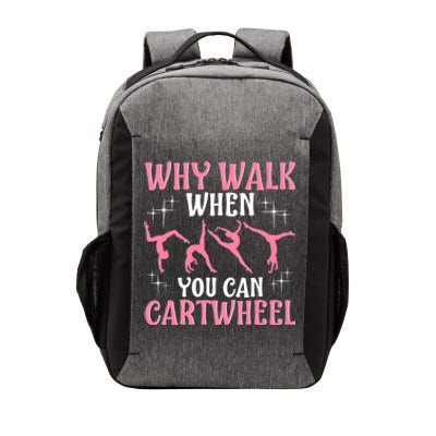 Funny Gymnastics Gymnast Gift For Girls Wo Cool Cartwheel Vector Backpack