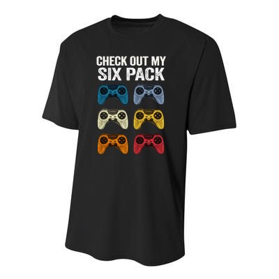 Funny Gamer Gifts For Teenage Boys 8-16 Year Old Gaming Youth Performance Sprint T-Shirt