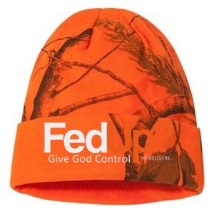 Fedup Give God Control Kati Licensed 12" Camo Beanie