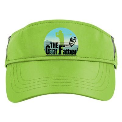 Funny Golf Graphic The Golf Father Fathers Day Golf Meaningful Gift Adult Drive Performance Visor