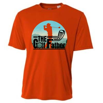 Funny Golf Graphic The Golf Father Fathers Day Golf Meaningful Gift Cooling Performance Crew T-Shirt