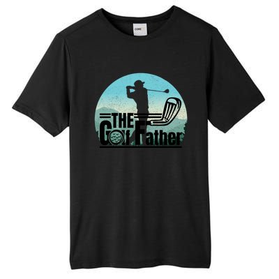 Funny Golf Graphic The Golf Father Fathers Day Golf Meaningful Gift Tall Fusion ChromaSoft Performance T-Shirt