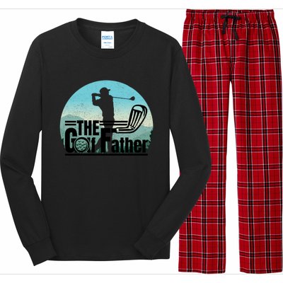 Funny Golf Graphic The Golf Father Fathers Day Golf Meaningful Gift Long Sleeve Pajama Set