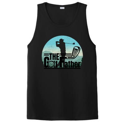 Funny Golf Graphic The Golf Father Fathers Day Golf Meaningful Gift PosiCharge Competitor Tank