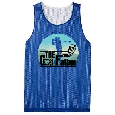 Funny Golf Graphic The Golf Father Fathers Day Golf Meaningful Gift Mesh Reversible Basketball Jersey Tank