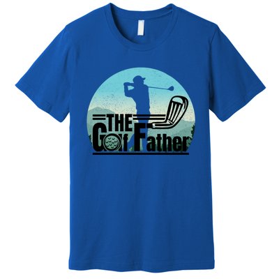 Funny Golf Graphic The Golf Father Fathers Day Golf Meaningful Gift Premium T-Shirt