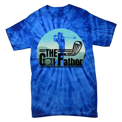 Funny Golf Graphic The Golf Father Fathers Day Golf Meaningful Gift Tie-Dye T-Shirt