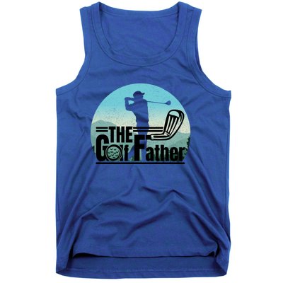 Funny Golf Graphic The Golf Father Fathers Day Golf Meaningful Gift Tank Top